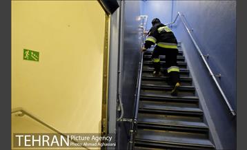 مسابقه پله نوردی آتش نشانان کشور 9