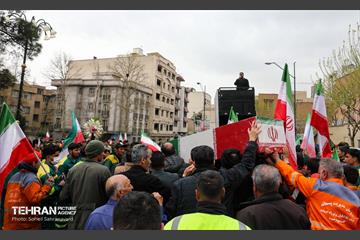 تشییع پیکر مطهر پاکبان شهید «حسن خیران»
