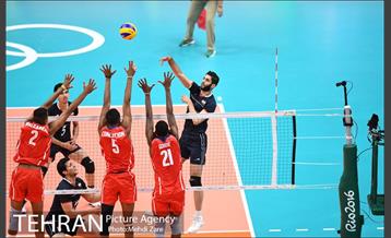 دیدار والیبال ایران و کوبا در المپیک ریو 18