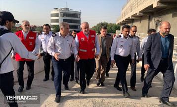 بازدید استاندار تهران از مرکز آموزش آتش‌نشانی شهرداری تهران 18