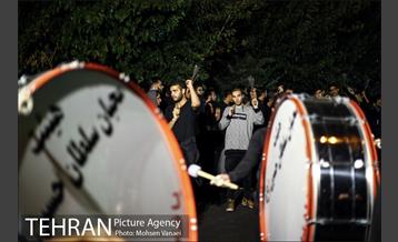 دسته عزاداری در خیابان اندرزگو‎ 11
