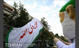کاروان غدیر خوانى در خیابان هاى تهران 10