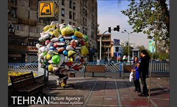 المان های نوروزی در خیابان ولی عصر(عج)  16