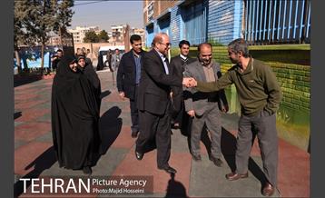 دیدار دکتر قالیباف از مدرسه استثنایی توحید 2