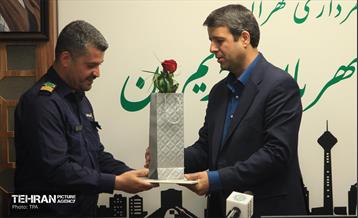 آیین رونمایی از تابلو شرکت شهربان و حریم‌بان شهرداری تهران 4