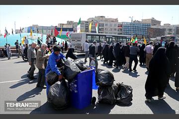 خدمات شهرداری تهران در پایان روز قدس 2