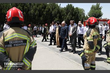 بازدید نمایندگان مجلس از مرکز آموزش بین‌المللی آتش‌نشانی 34