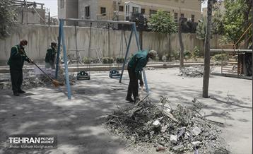 بوستان ایثار در منطقه ۲۰ به چرخه خدمت بازگشت 20