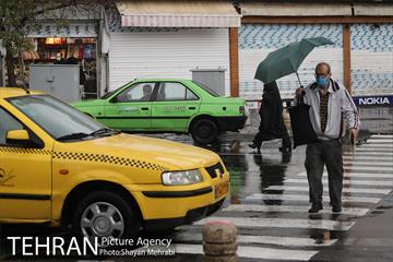 بارش باران پاییزی در تهران- 2