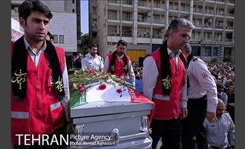 تشییع پیکر شهید آتشنشان علی قانع 19