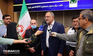 چهارمین جلسه ستاد مدیریت بحران کلانشهر تهران 3