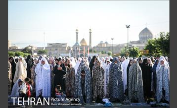 اقامه نماز عید فطر در جوار حرم حضرت شاه عبدالعظیم 5