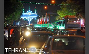 خیابان های تهران در شب میلاد امام زمان (عج) 25