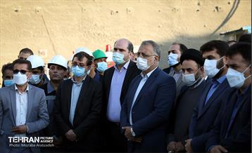 بازدید شهردار تهران از پروژه های خاکریزآب 17