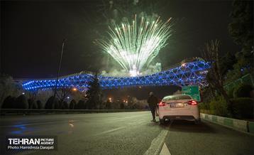 نورافشانی نوروزی در پل طبیعت  16