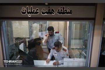 بازدید شهردار تهران از ستاد فرماندهی عملیات آتش نشانی 18