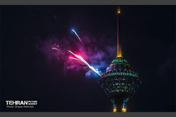 نورافشانی جشن ۲۲ بهمن 5