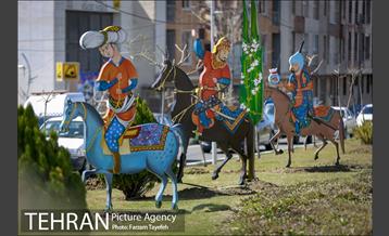 رنگ و بوی بهاری در خیابان های منطقه ۵