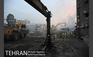 چهارمین روز آواربرداری ساختمان پلاسکو-1 1