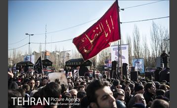 تشییع شهدای آتش نشان با حضور مردم 3