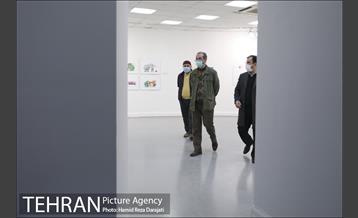 بازدید مدیران شهری و اعضای شورای شهر تهران از نمایشگاه تهران از منظر هنرمندان-4