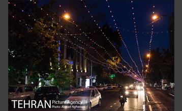 آذین بندی خیابان ولیعصر(عج) به مناسبت نیمه شعبان 6