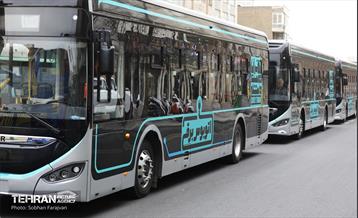 بهره‌برداری از اتوبوس های برقی شهر تهران 16