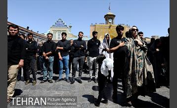 عزاداری تاسوعا در حرم شاه عبدالعظیم حسنی (ع) 5