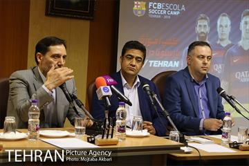نشست خبری مسئولان استعدادیابی بارسلونا 4