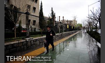 بارش باران بهاری در تهران 12