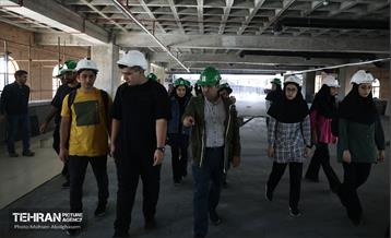 بازدید دانشجویان از پروژه خانه شهر 13