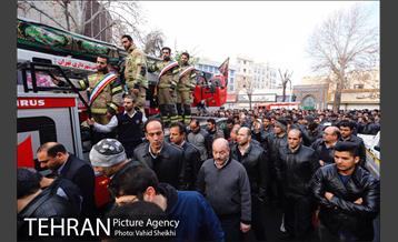 تشییع پیکر شهید آتش نشان سید احسان جامعی 23