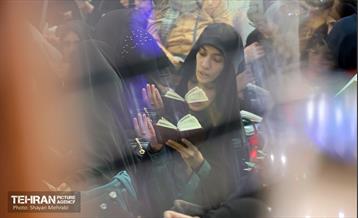 احیای شب بیست‌ویکم ماه رمضان امامزاده پنج تن لویزان 62