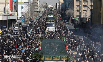 مراسم تشییع ۱۵۰ شهید گمنام در تهران 14