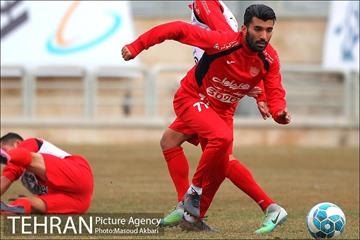 تمرین تیم فوتبال پرسپولیس تهران