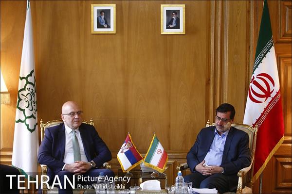 دیدار سرپرست شهرداری تهران با وزیر فرهنگ و رسانه های جمهوری صربستان 4