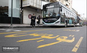 بهره‌برداری از اتوبوس های برقی شهر تهران 12