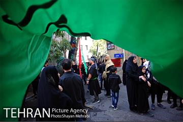 حرکت نمادین کاروان اُسرای کربلا در ده ونک 30