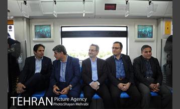 بازدید معاون اول رئیس جمهور به همراه شهردار تهران از مترو تهران 4