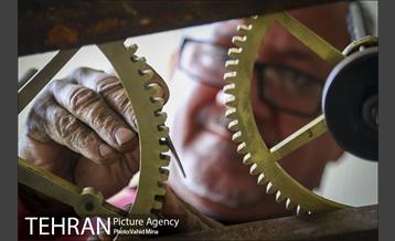 مرمت ساعت قاجارى 15