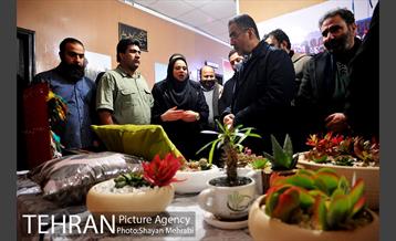 بازدید قائم مقام معاونت اجتماعی و جعمی از هنرمندان از سرای امید طلوع 7