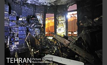 آتش سوزی در پاساژ پایتخت 11