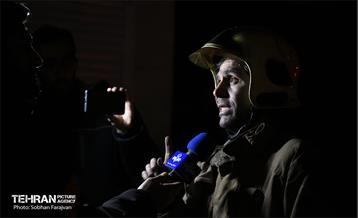 آتش سوزی در خیابان بهار تهران 2