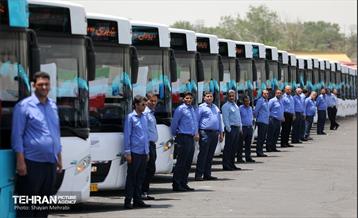 رونمایی از ۱۰۰ دستگاه اتوبوس ناوگان حمل و نقل عمومی شهر تهران 40
