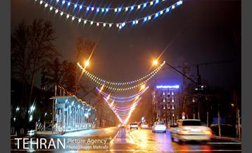 آذین بندی خیابان ولیعصر(عج) به مناسبت عید نیمه شعبان 19