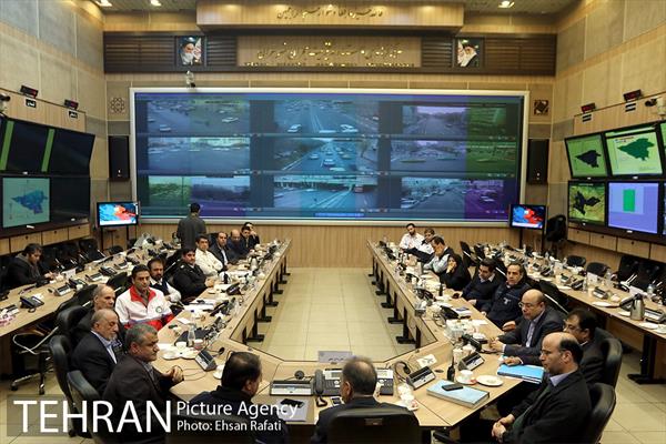 حضور شهردار تهران در جلسه ستاد مدیریت بحران شهر تهران  14