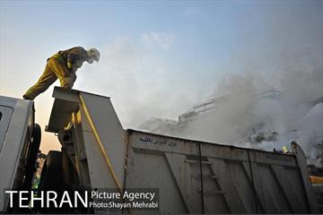پنجمین روز آواربرداری ساختمان پلاسکو 21