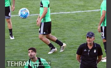 تمرین تیم ملی فوتبال