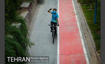 افتتاح مسیر ویژه دوچرخه بوستان گفتگو 14