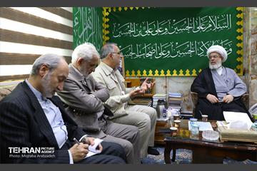 دیدار شهردار تهران با تولیت اتبعه حسینی و استاندار کربلا
